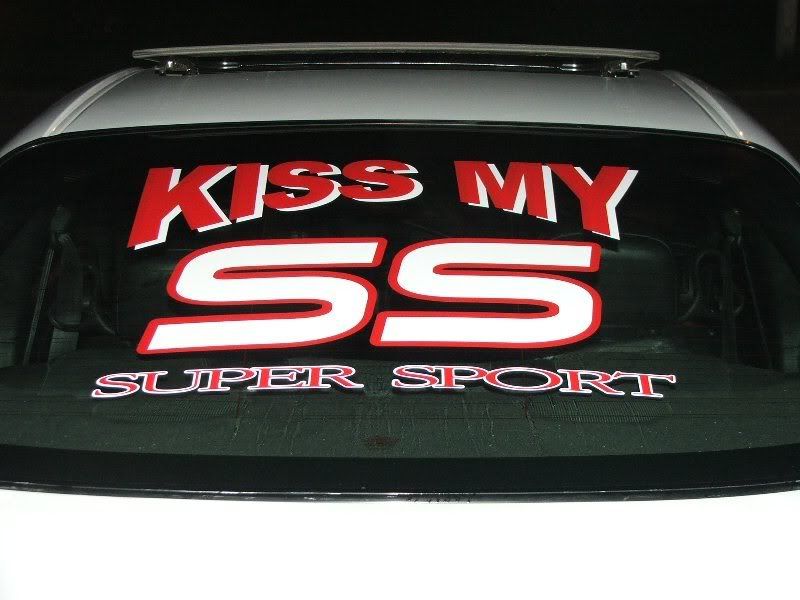 window decals and rear window defroster? Monte Carlo Forum Monte